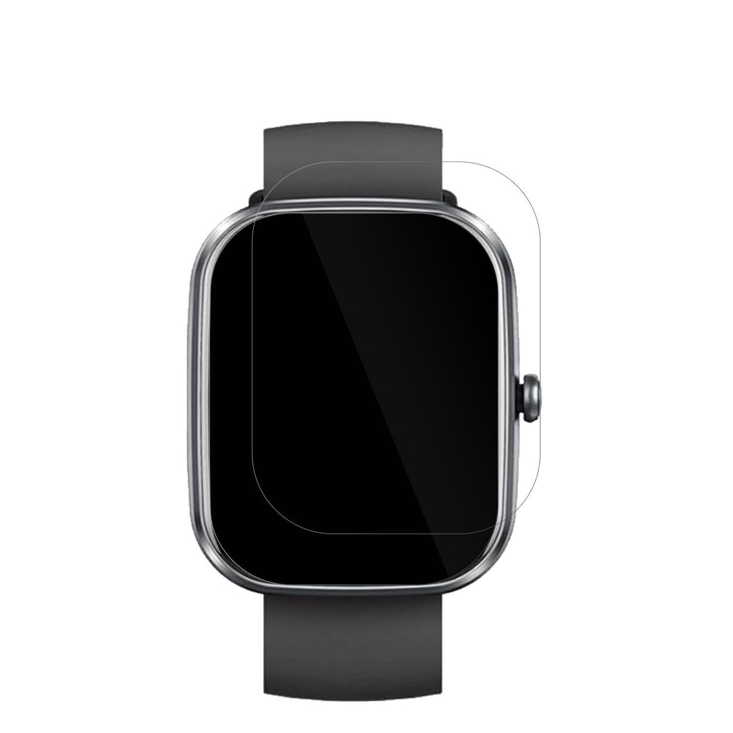 VEKJ1.91 Zoll Smartwatch mit aufgebrachter dipos Displayschutzfolie, glasklare Darstellung ohne Einschränkungen