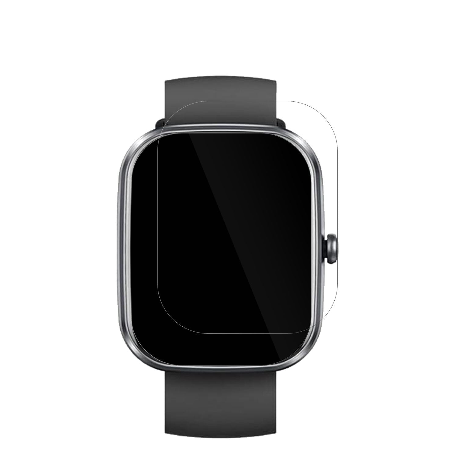 VEKJ1.91 Zoll Smartwatch mit aufgebrachter dipos Displayschutzfolie, glasklare Darstellung ohne Einschränkungen
