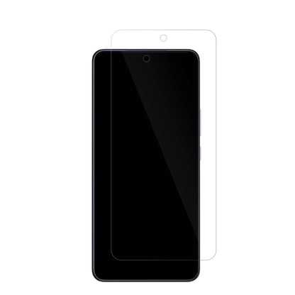 VivoV60 Lite 4G mit aufgebrachter dipos Displayschutzfolie, glasklare Darstellung ohne Einschränkungen