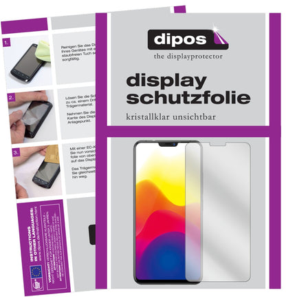 VivoX21UD mit aufgebrachter dipos Displayschutzfolie, glasklare Darstellung ohne Einschränkungen