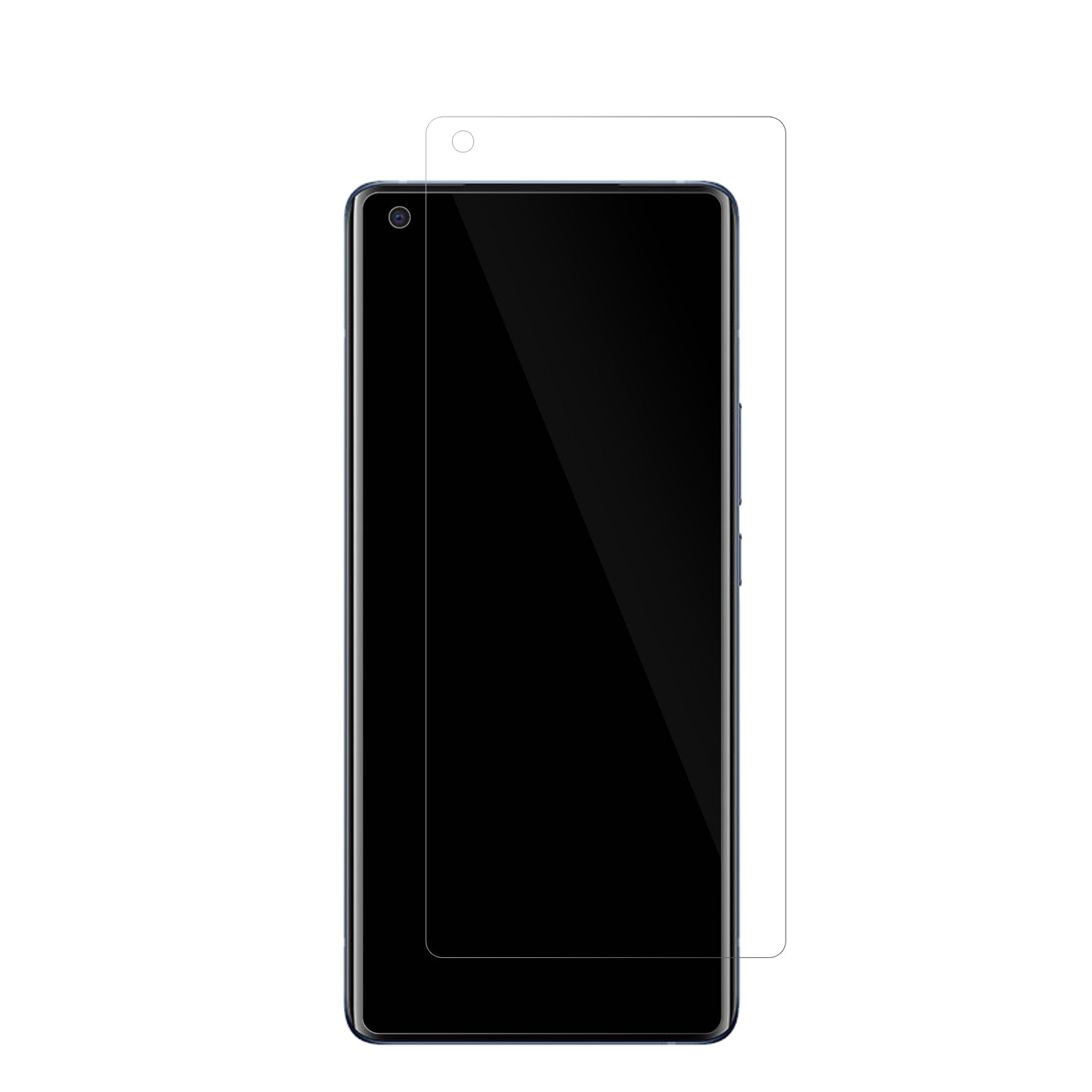 VIVOX50 Pro Plus mit aufgebrachter dipos Displayschutzfolie, glasklare Darstellung ohne Einschränkungen