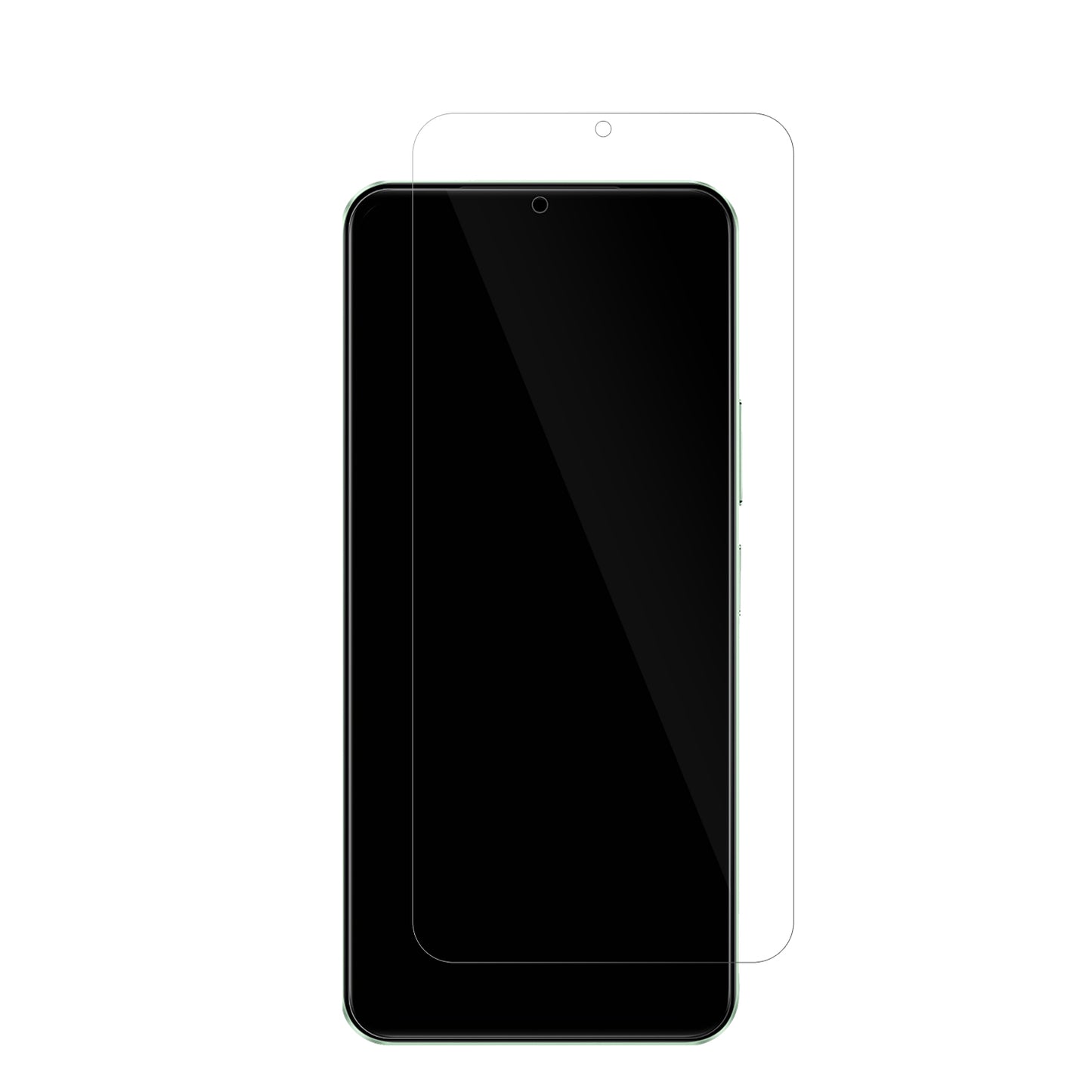 VivoY28e mit aufgebrachter dipos Displayschutzfolie, glasklare Darstellung ohne Einschränkungen