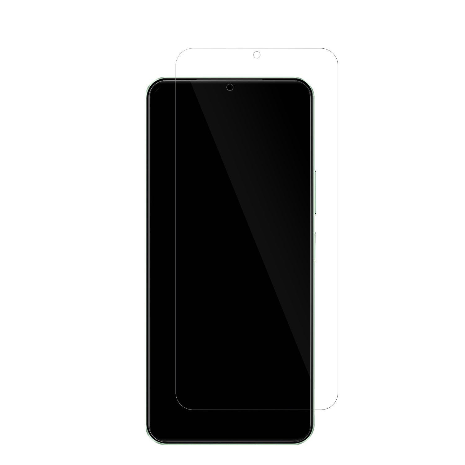 VivoY28e mit aufgebrachter dipos Displayschutzfolie, glasklare Darstellung ohne Einschränkungen
