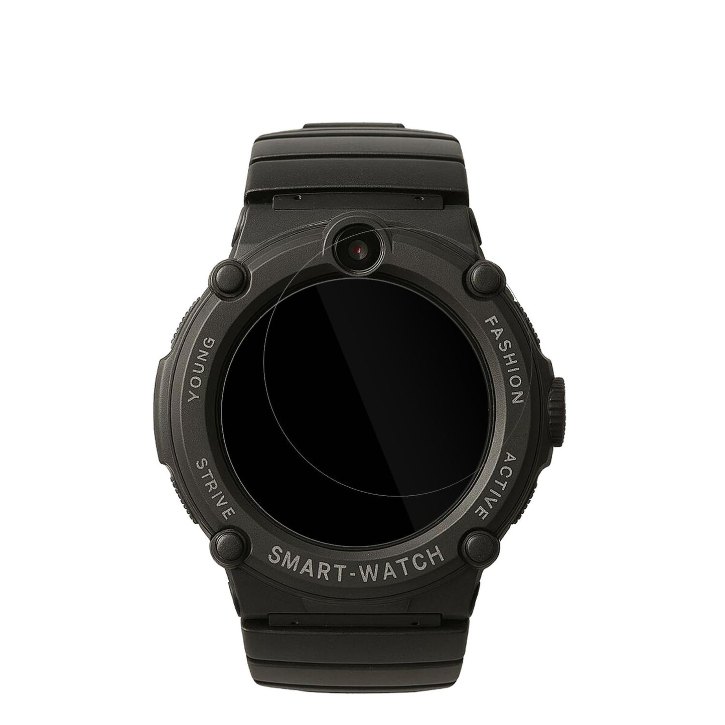 WatchmarkGPS Watch Kids mit aufgebrachter dipos Displayschutzfolie, glasklare Darstellung ohne Einschränkungen
