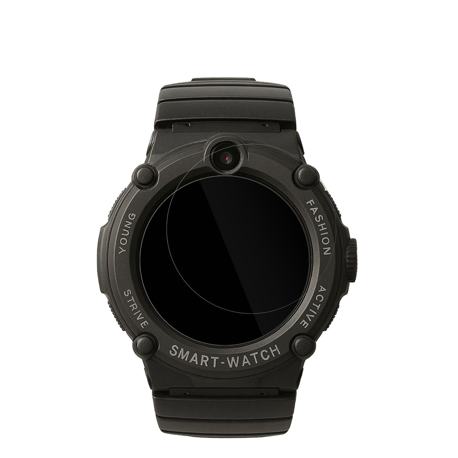 WatchmarkGPS Watch Kids mit aufgebrachter dipos Displayschutzfolie, glasklare Darstellung ohne Einschränkungen
