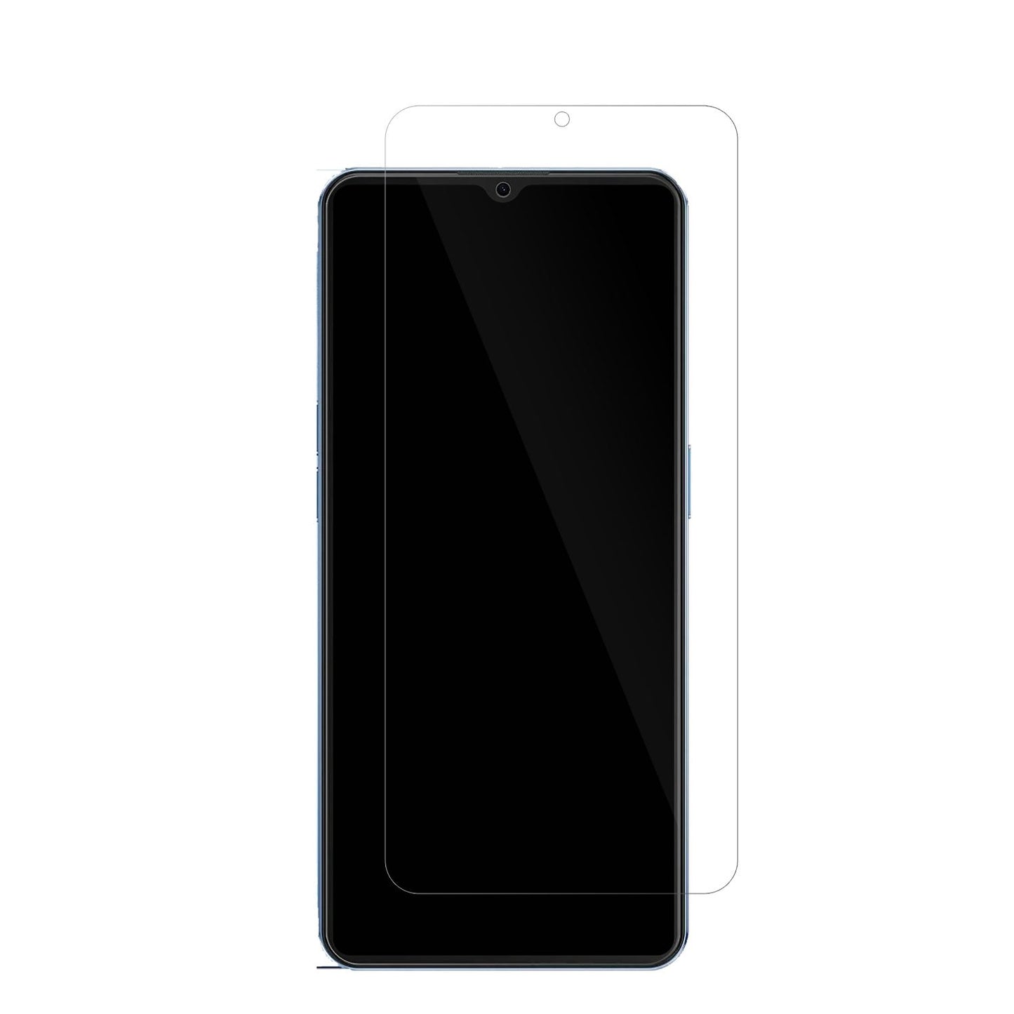 XGodyMate 50 mit aufgebrachter dipos Displayschutzfolie, glasklare Darstellung ohne Einschränkungen
