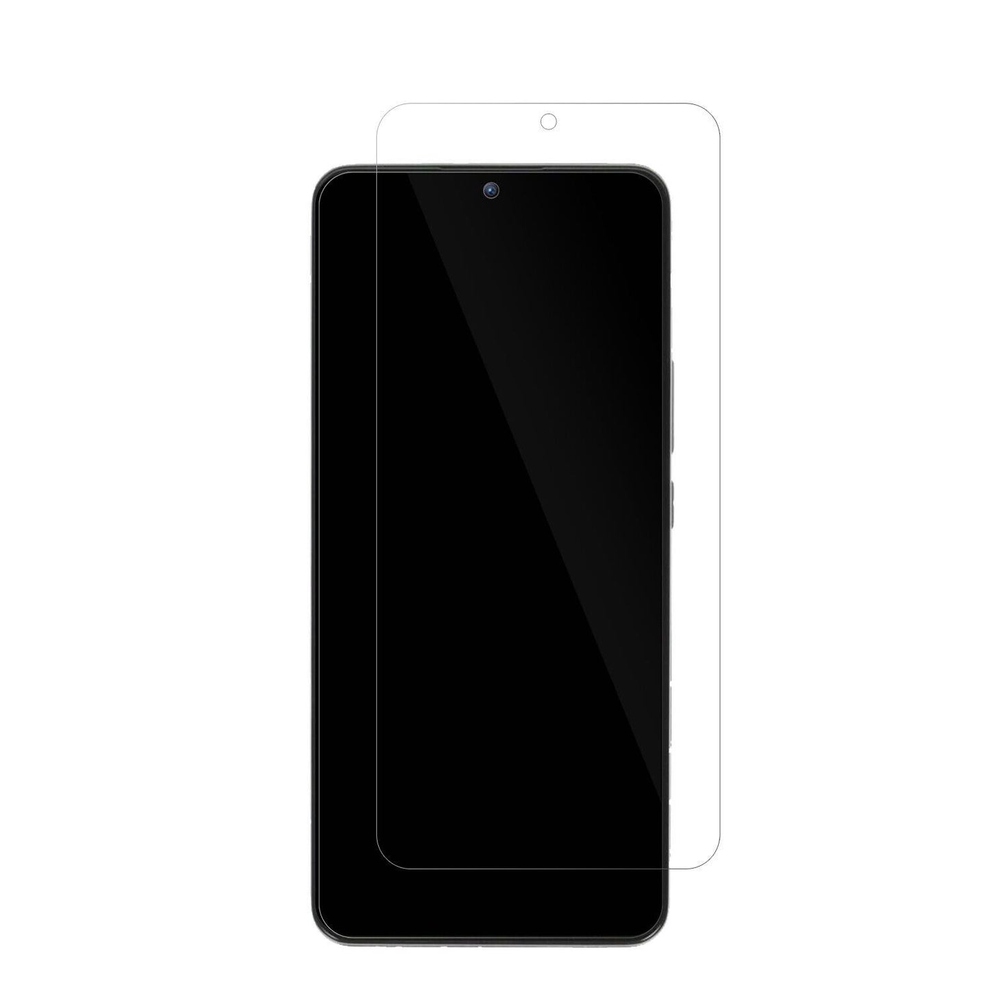 Xiaomi12T Pro mit aufgebrachter dipos Displayschutzfolie, glasklare Darstellung ohne Einschränkungen