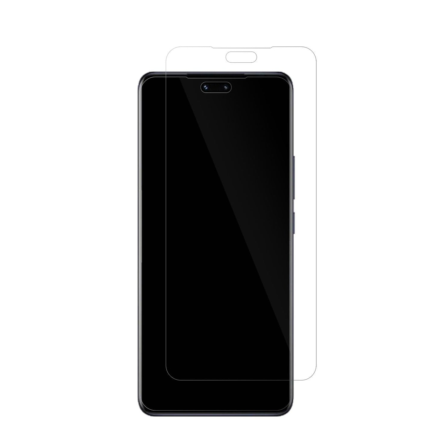 Xiaomi13 Lite mit aufgebrachter dipos Displayschutzfolie, glasklare Darstellung ohne Einschränkungen