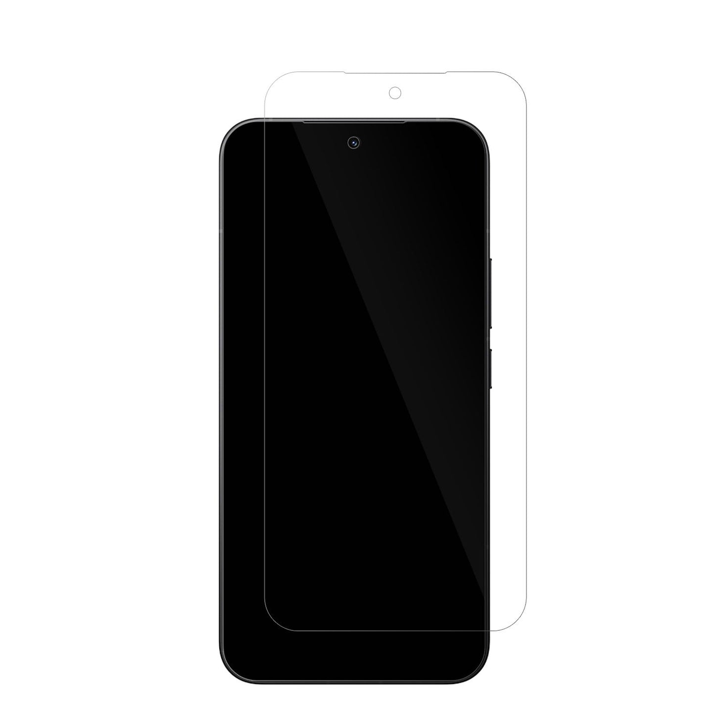 Xiaomi15T mit aufgebrachter dipos Displayschutzfolie, glasklare Darstellung ohne Einschränkungen