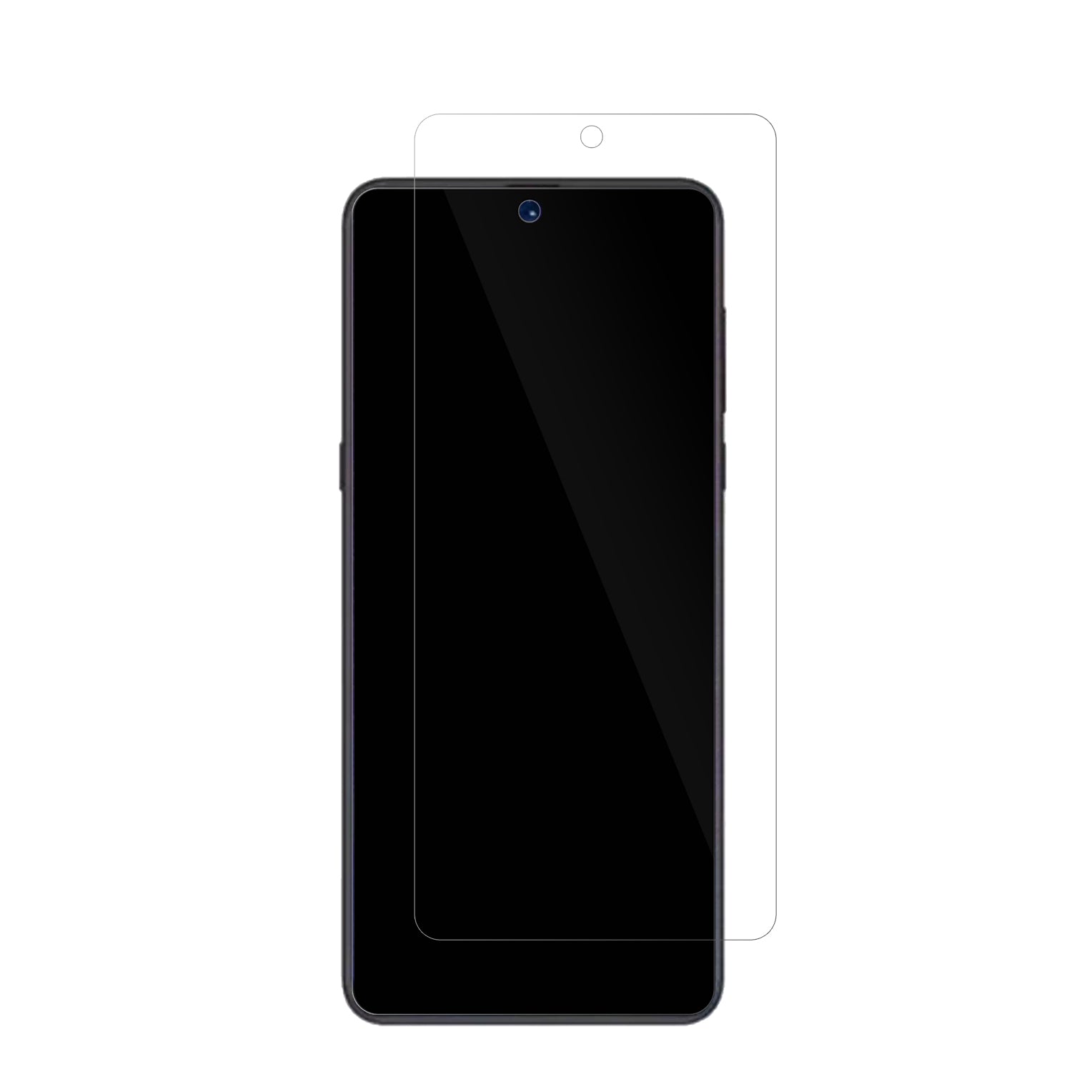 XiaomiMi 12S mit aufgebrachter dipos Displayschutzfolie, glasklare Darstellung ohne Einschränkungen