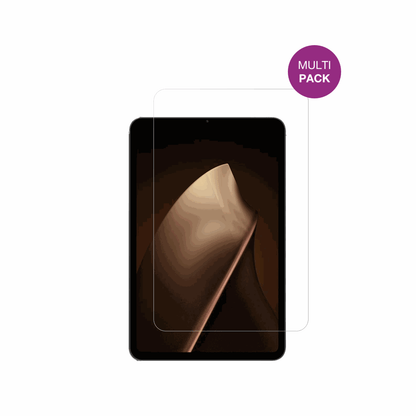 XiaomiPad Mini 8.8 mit aufgebrachter dipos Displayschutzfolie, glasklare Darstellung ohne Einschränkungen