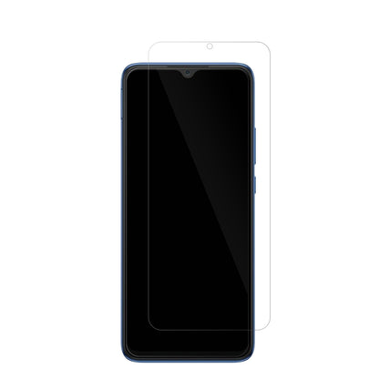 XiaomiRedmi 10C mit aufgebrachter dipos Displayschutzfolie, glasklare Darstellung ohne Einschränkungen