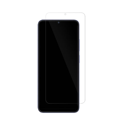 XiaomiRedmi 12C mit aufgebrachter dipos Displayschutzfolie, glasklare Darstellung ohne Einschränkungen