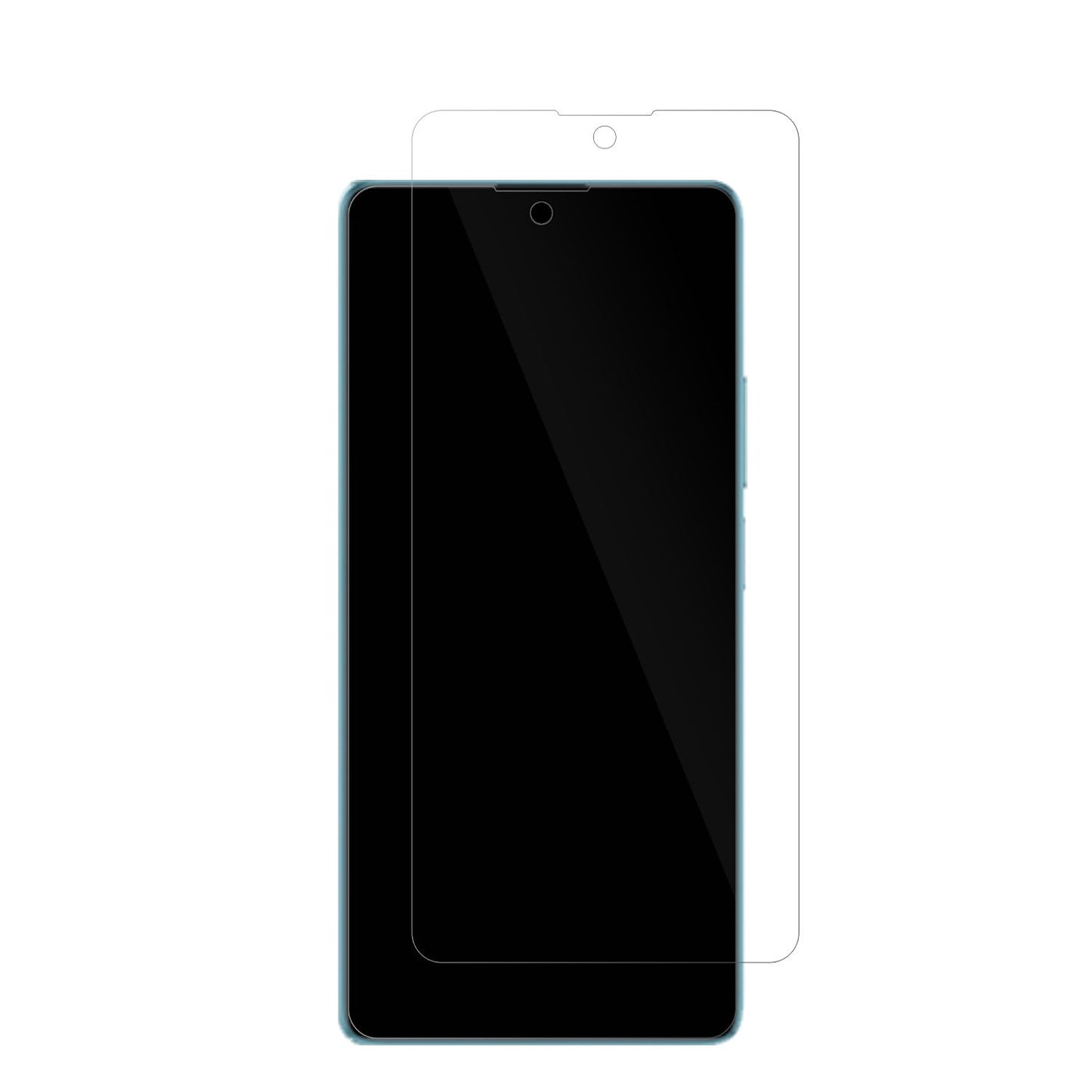 XiaomiRedmi 13 5G mit aufgebrachter dipos Displayschutzfolie, glasklare Darstellung ohne Einschränkungen