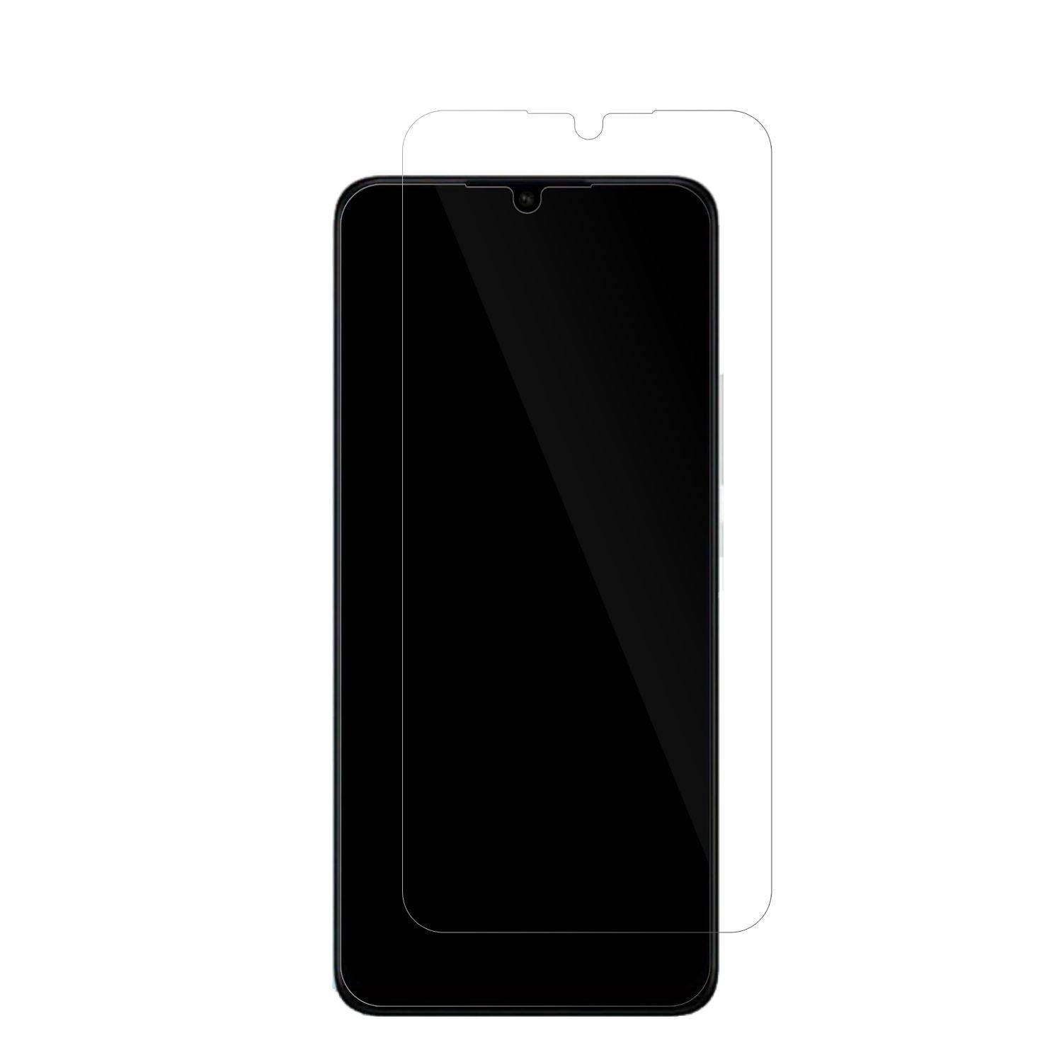 XiaomiRedmi 13C 2023 mit aufgebrachter dipos Displayschutzfolie, glasklare Darstellung ohne Einschränkungen