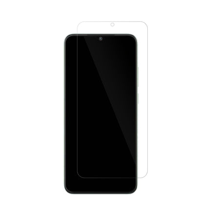 XiaomiRedmi A2 mit aufgebrachter dipos Displayschutzfolie, glasklare Darstellung ohne Einschränkungen