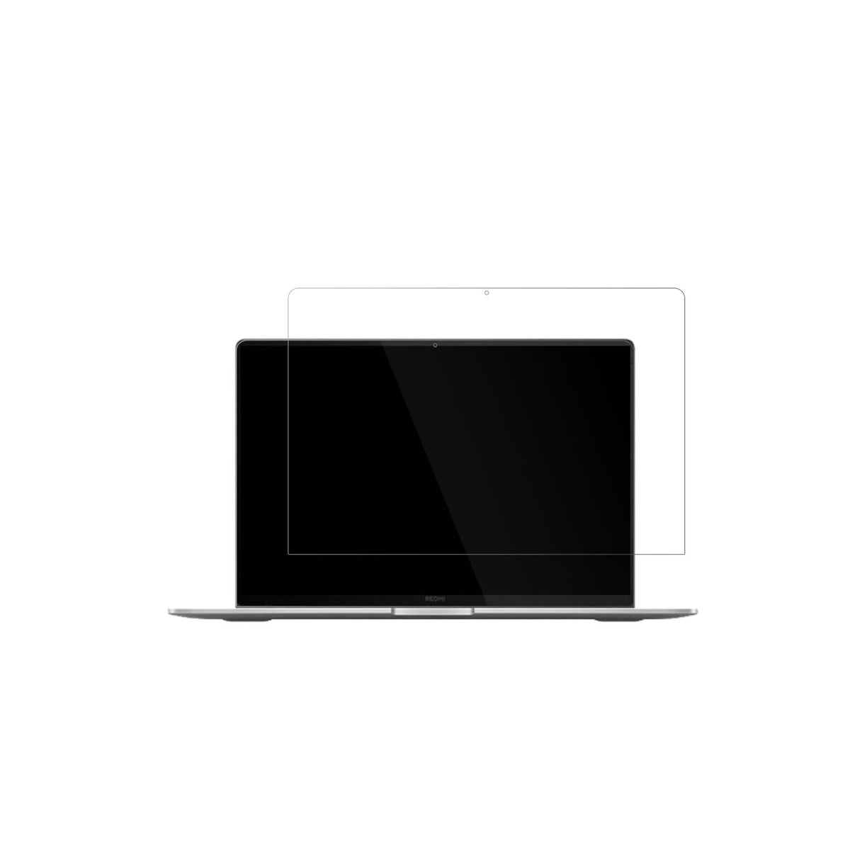 XiaomiRedmiBook Pro 16 2025 mit aufgebrachter dipos Displayschutzfolie, glasklare Darstellung ohne Einschränkungen