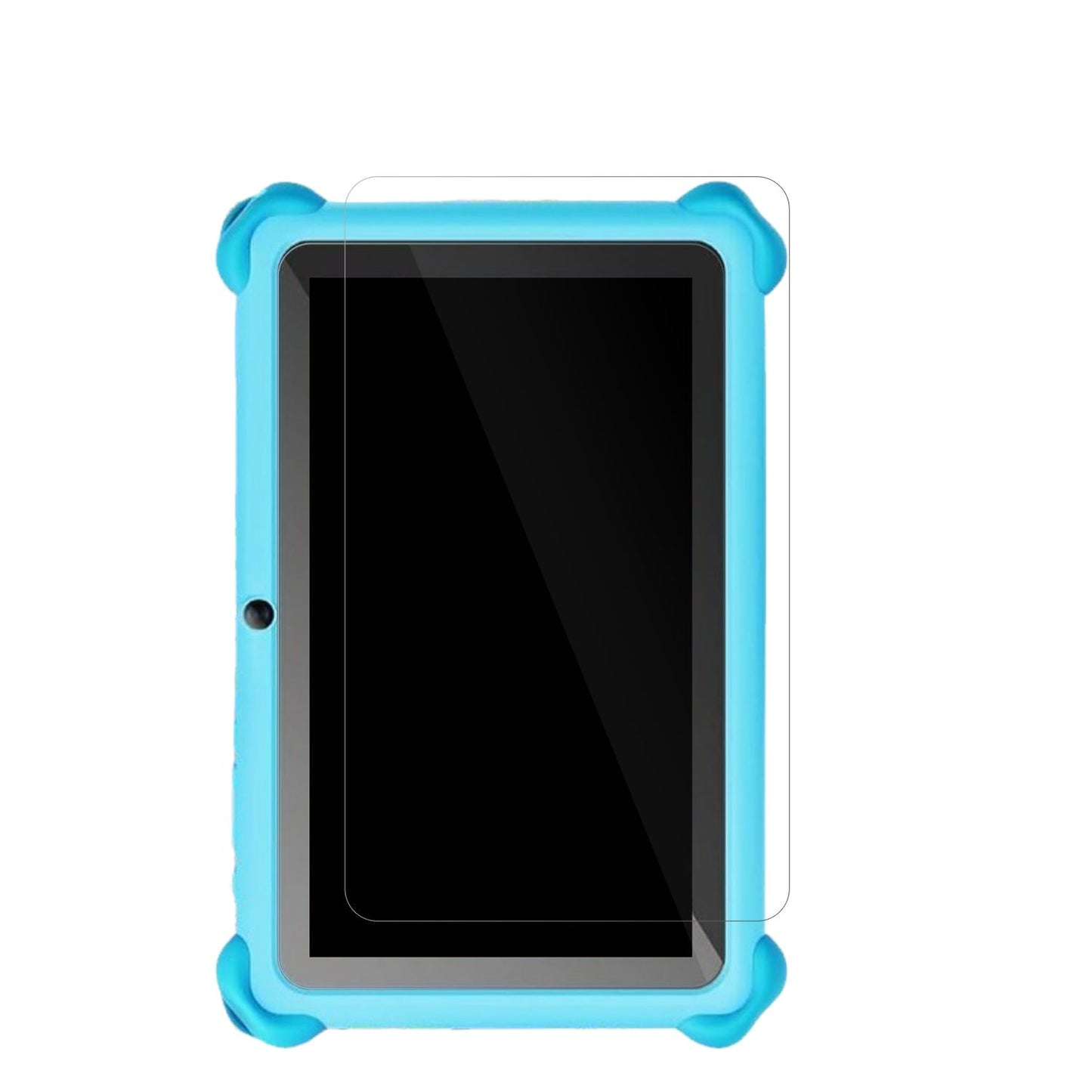 zcobroKIDS710 7 Zoll mit aufgebrachter dipos Displayschutzfolie, glasklare Darstellung ohne Einschränkungen