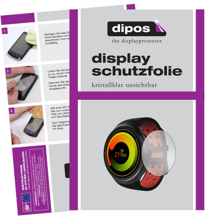 ZeblazeThor mit aufgebrachter dipos Displayschutzfolie, glasklare Darstellung ohne Einschränkungen