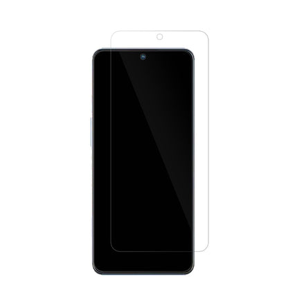 ZTEAxon 40 SE mit aufgebrachter dipos Displayschutzfolie, glasklare Darstellung ohne Einschränkungen