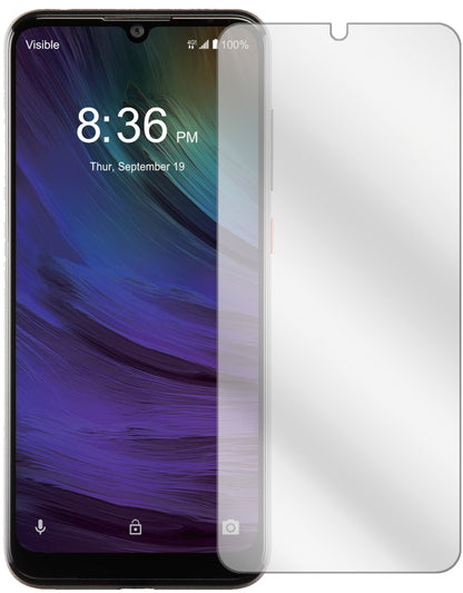 ZTEBlade A7 Prime mit aufgebrachter dipos Displayschutzfolie, glasklare Darstellung ohne Einschränkungen