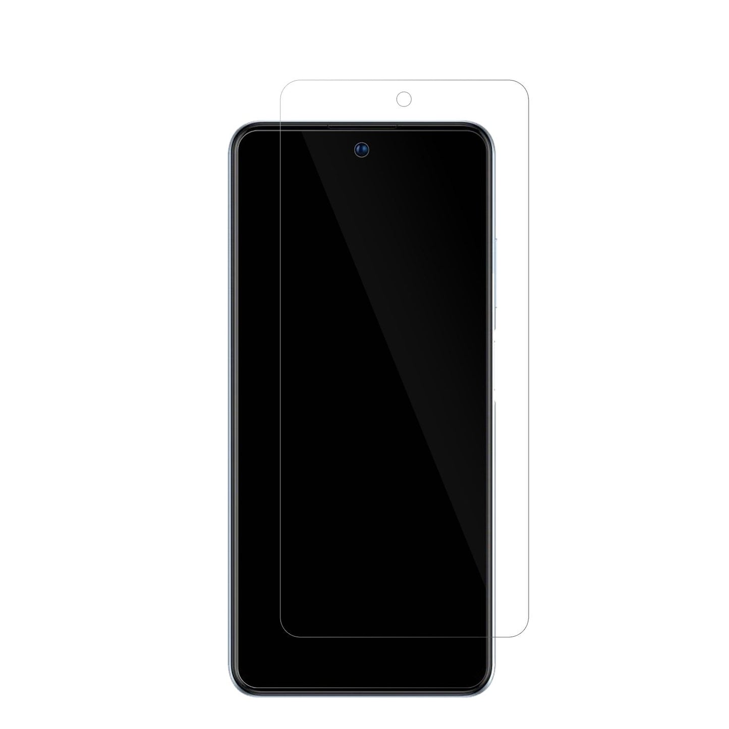 ZTEBlade V40 mit aufgebrachter dipos Displayschutzfolie, glasklare Darstellung ohne Einschränkungen