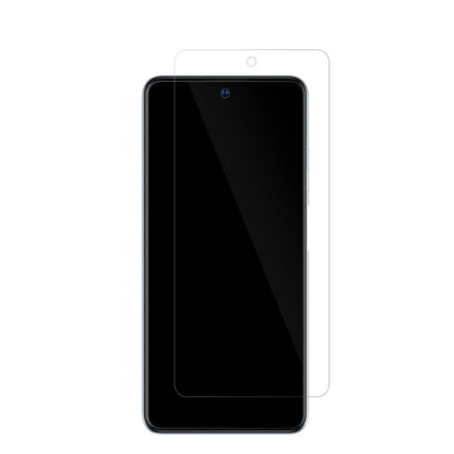 ZTEBlade V40 mit aufgebrachter dipos Displayschutzfolie, glasklare Darstellung ohne Einschränkungen