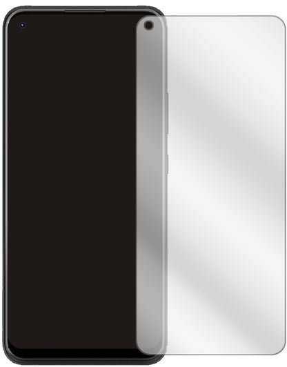 ZTEBlade X1 5G mit aufgebrachter dipos Displayschutzfolie, glasklare Darstellung ohne Einschränkungen