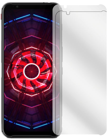 nubiaRed Magic 3s mit aufgebrachter dipos Displayschutzfolie, glasklare Darstellung ohne Einschränkungen