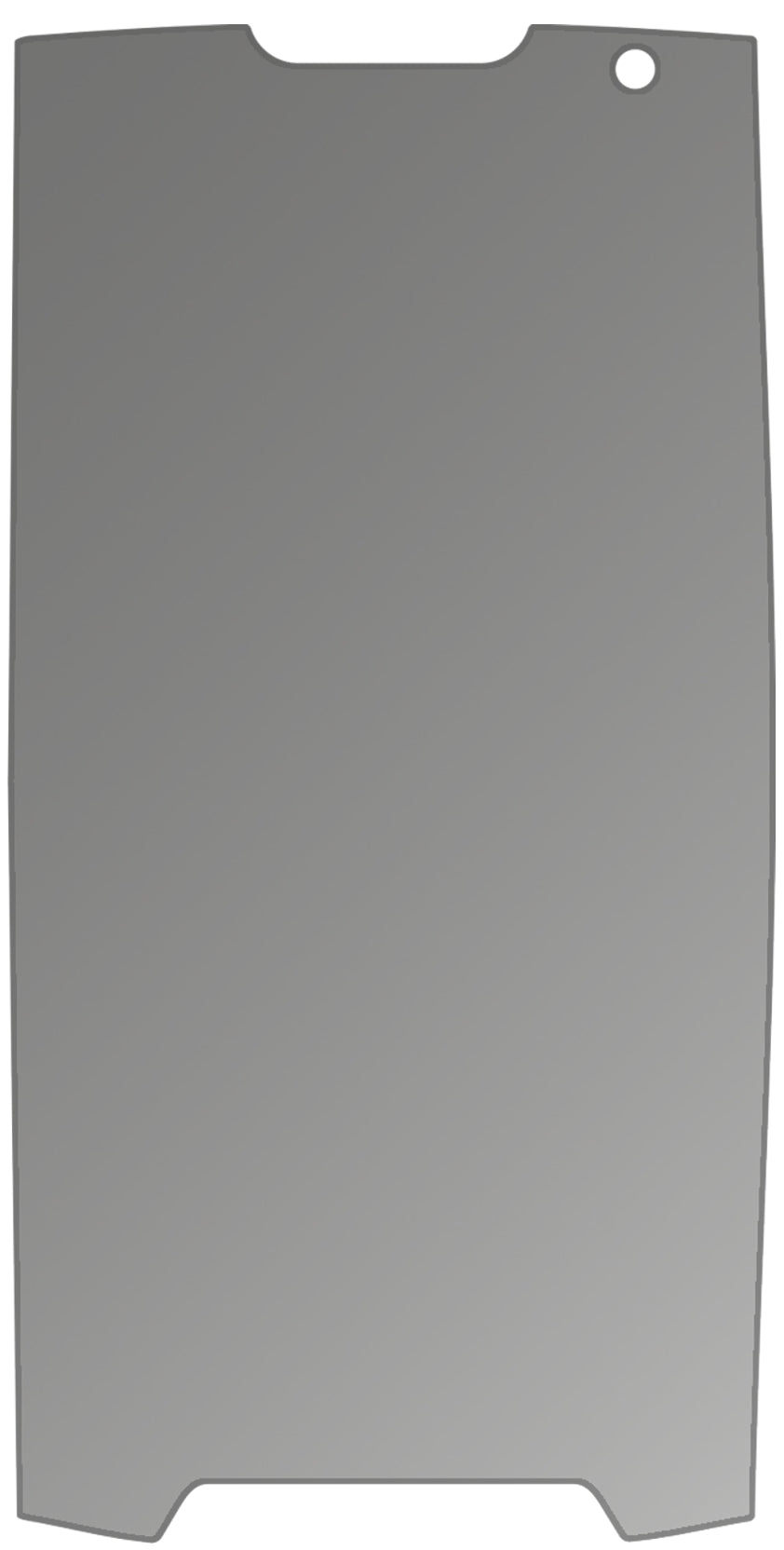 dipos Displayschutz für Cubot King Kong CS, mattierte Oberfläche, Blickschutzfilter und perfekter Passform