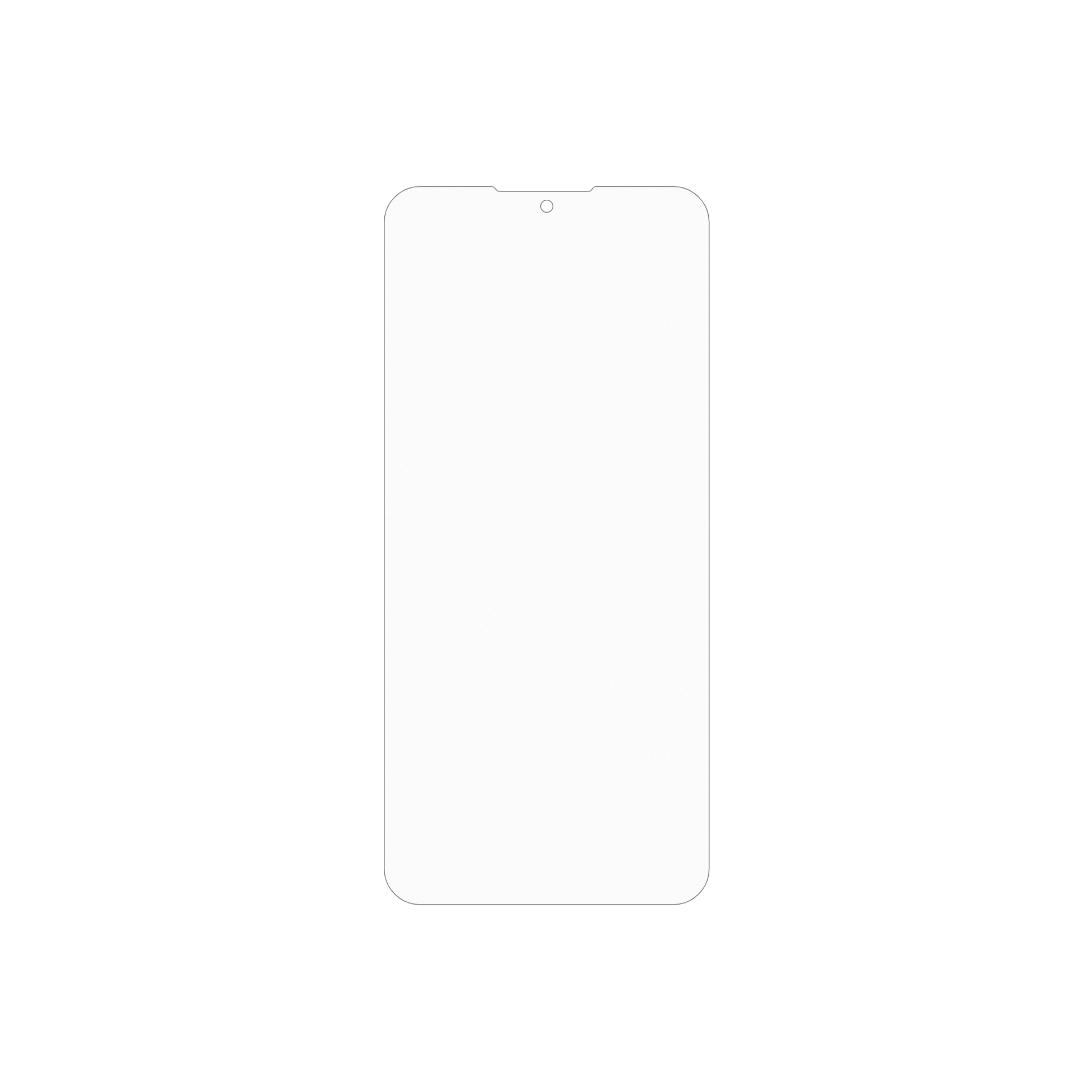 dipos Displayschutz für CUBOT Kingkong ES 3, mattierte Oberfläche, geringe Dicke und perfekte Passform