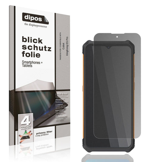 Screen Protector for Cubot KingKong ES Pro Privacy Filter 4-Way Protection dipos