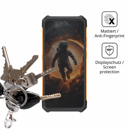 dipos Displayschutz für cubotking kong mini 4, mattierte Oberfläche, Blickschutzfilter und perfekter Passform