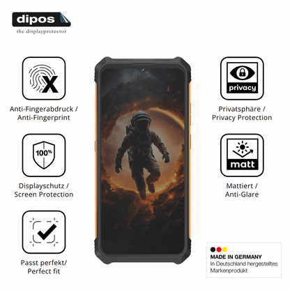 Privatsphäre-Schutz durch Sichtschutz-Folie passend zugeschnitten für cubotking kong mini 4