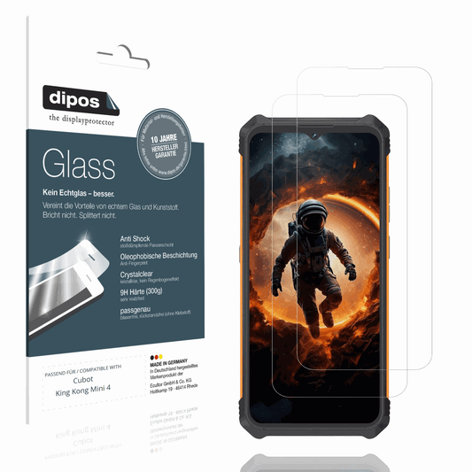 2x Screen Protector for Cubot King Kong Mini 4 matte Flexible Glass 9H dipos
