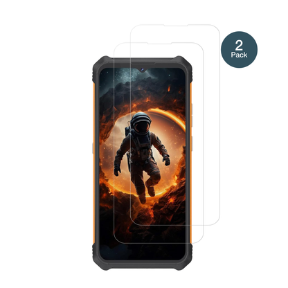 cubotking kong mini 4 mit aufgebrachter dipos Flex Schutzfolie, glasklare Darstellung ohne Einschränkungen