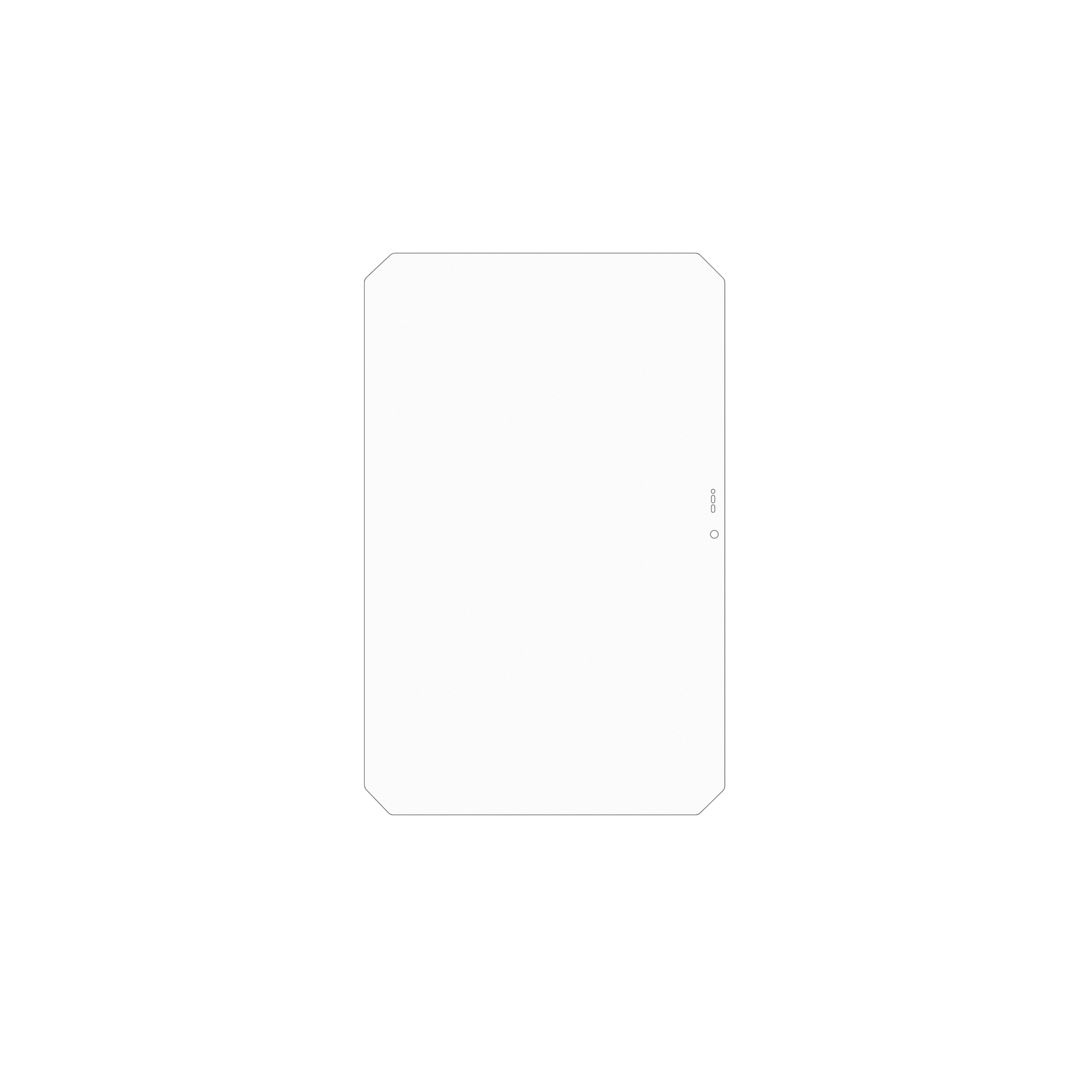 dipos Displayschutz für CUBOT Tab Kingkong Mini 8.68 Zoll, mattierte Oberfläche, geringe Dicke und perfekte Passform