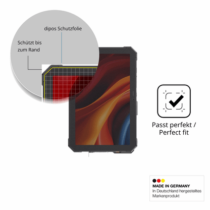 Schutz gegen Kratzer auf dem CUBOT Tab Kingkong Mini 8.68 Zoll Glas durch Schlüssel oder Ähnliches