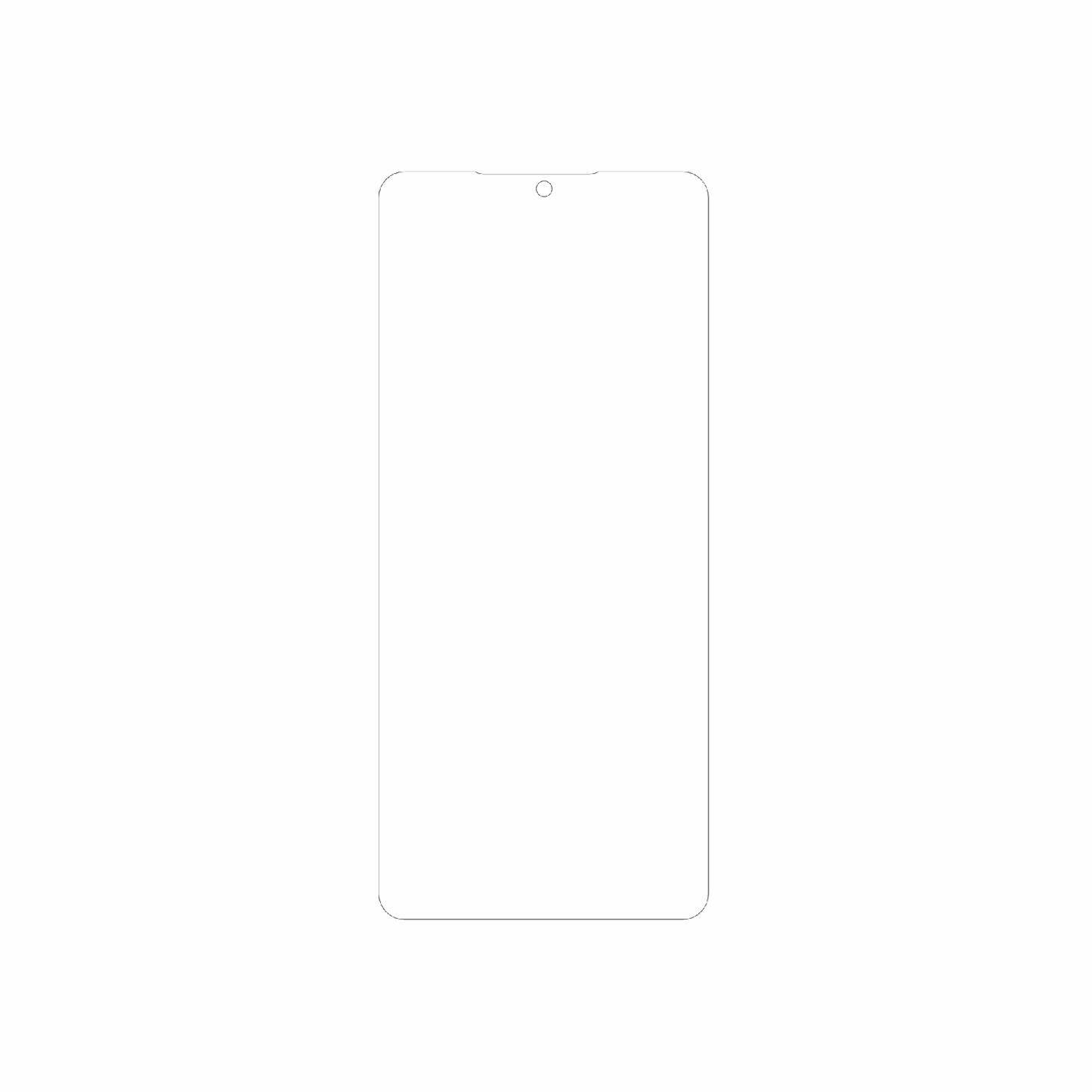 dipos Displayschutz für cubotx100, mattierte Oberfläche, geringe Dicke und perfekte Passform
