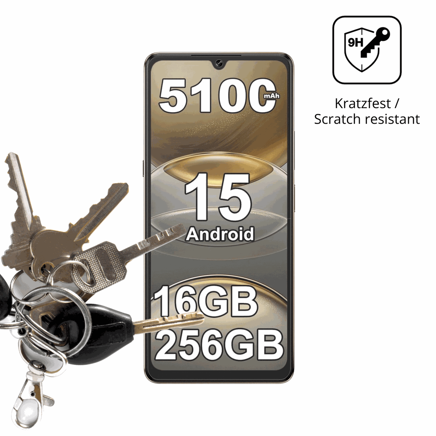 dipos Displayschutz für CUBOT X100 5G, mattierte Oberfläche, robuste Festigkeit und perfekte Passform
