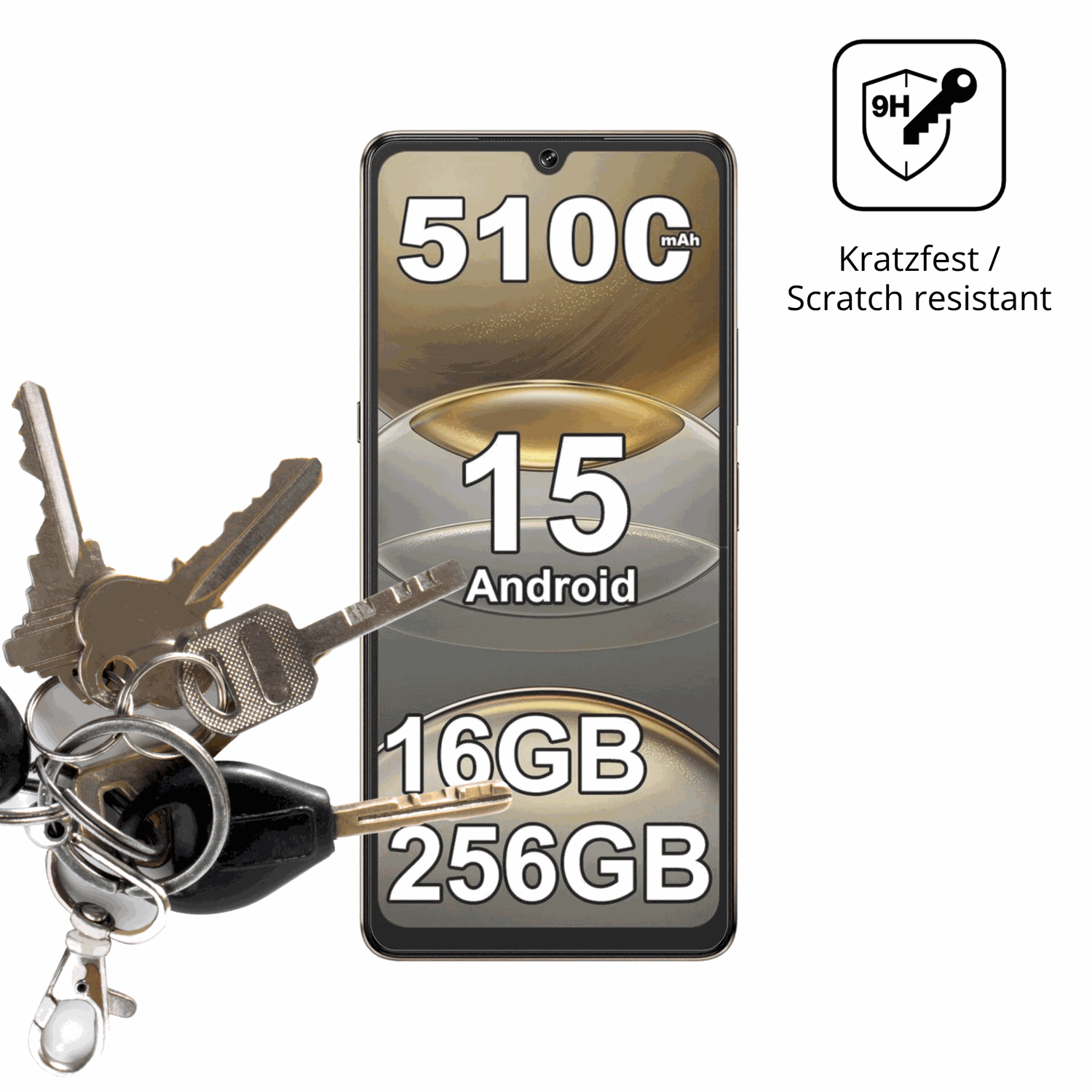 dipos Displayschutz für CUBOT X100 5G, mattierte Oberfläche, robuste Festigkeit und perfekte Passform
