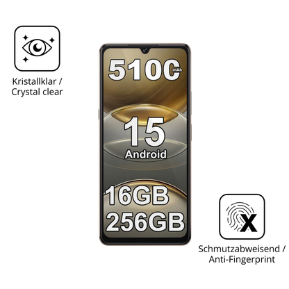 Flexible TPU-Folie passend zugeschnitten für CUBOT X100 5G, vollständige Abdeckung