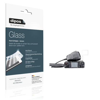 2x Screen Protector for Albrecht AE 5900 Mini Flexible Glass 9H dipos