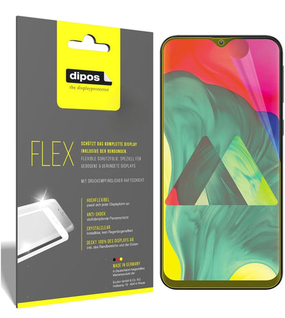 2x Screen Protector Samsung Galaxy M10 Protective Film covers 100% dipos Flex