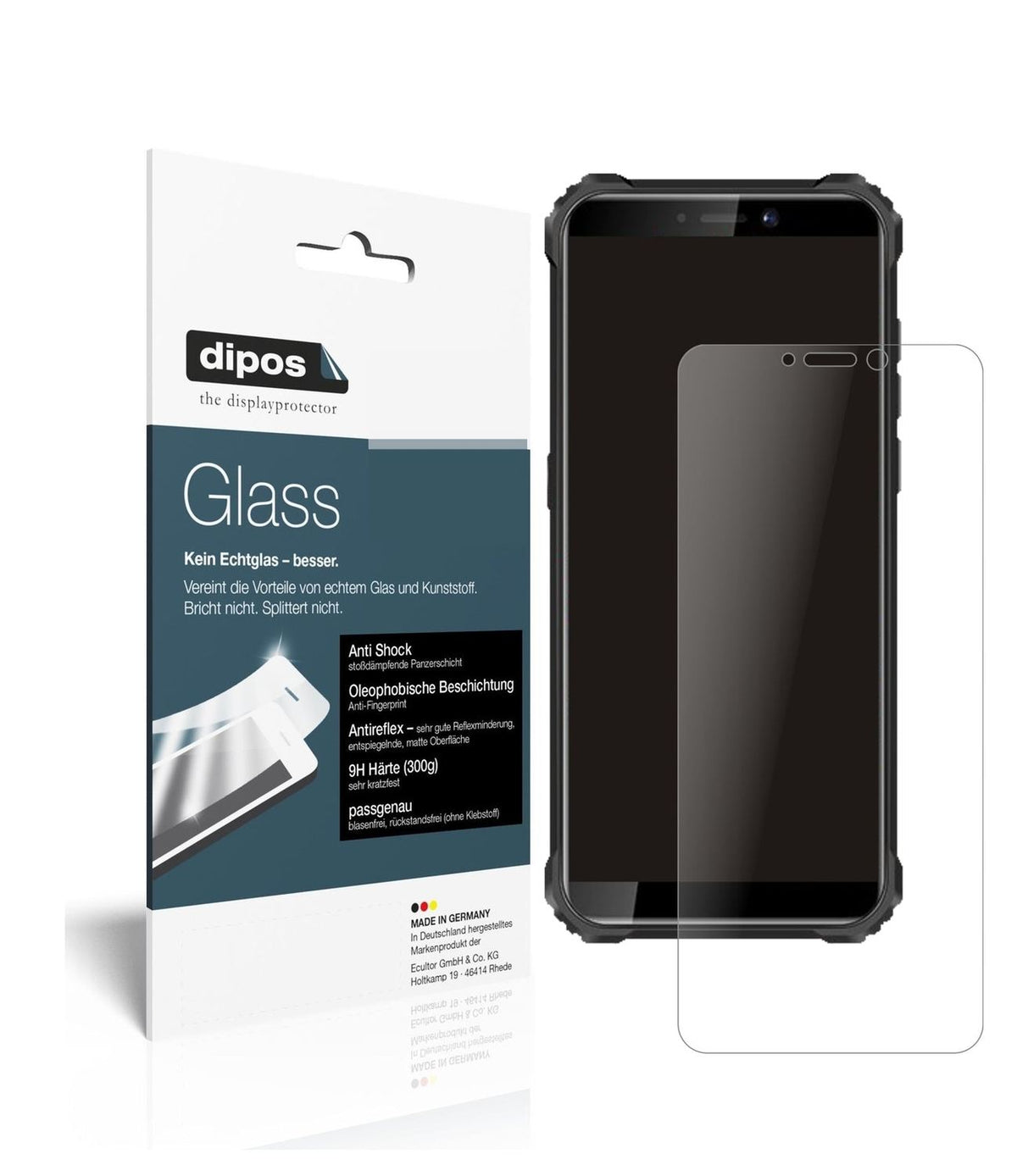 Screen Protector for Oukitel WP5 Pro (2020) matte Flexible Glass 9H dipos