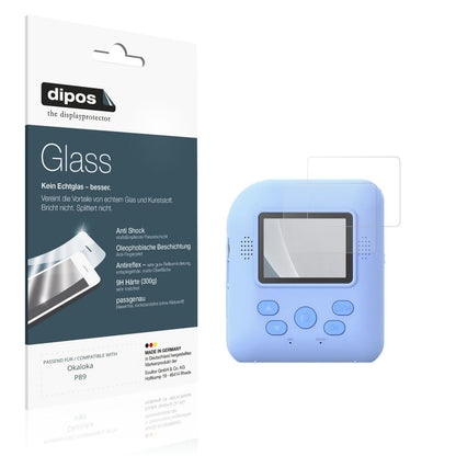 2x Screen Protector for Okaloka P89 matte Flexible Glass 9H dipos