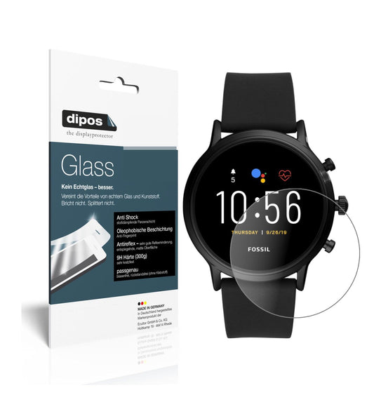 9H Matte Screen Protector for Fossil The Carlyle HR (5. Gen.) – Anti-Glare, Shatterproof