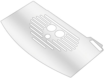 dipos Displayschutz für De Longhi Magnifica 04.420 Tropfblech, transparente Oberfläche, geringe Dicke und perfekte Passform