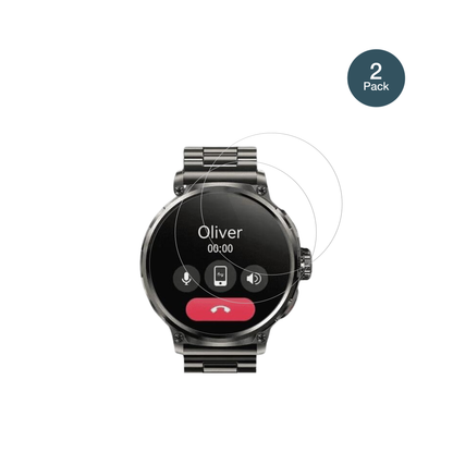 DeedliteZeus 1.85 Zoll mit aufgebrachter dipos Flex Schutzfolie, glasklare Darstellung ohne Einschränkungen