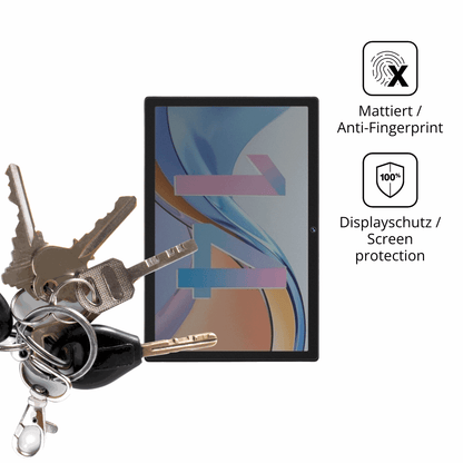 dipos Displayschutz für DEERTiME E9 10.1 Zoll, mattierte Oberfläche, Blickschutzfilter und perfekter Passform